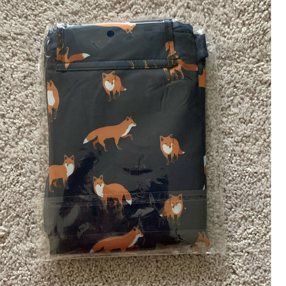 Cosmetic/ toy catch all bag- Navy blue fox - Picture 2 of 8